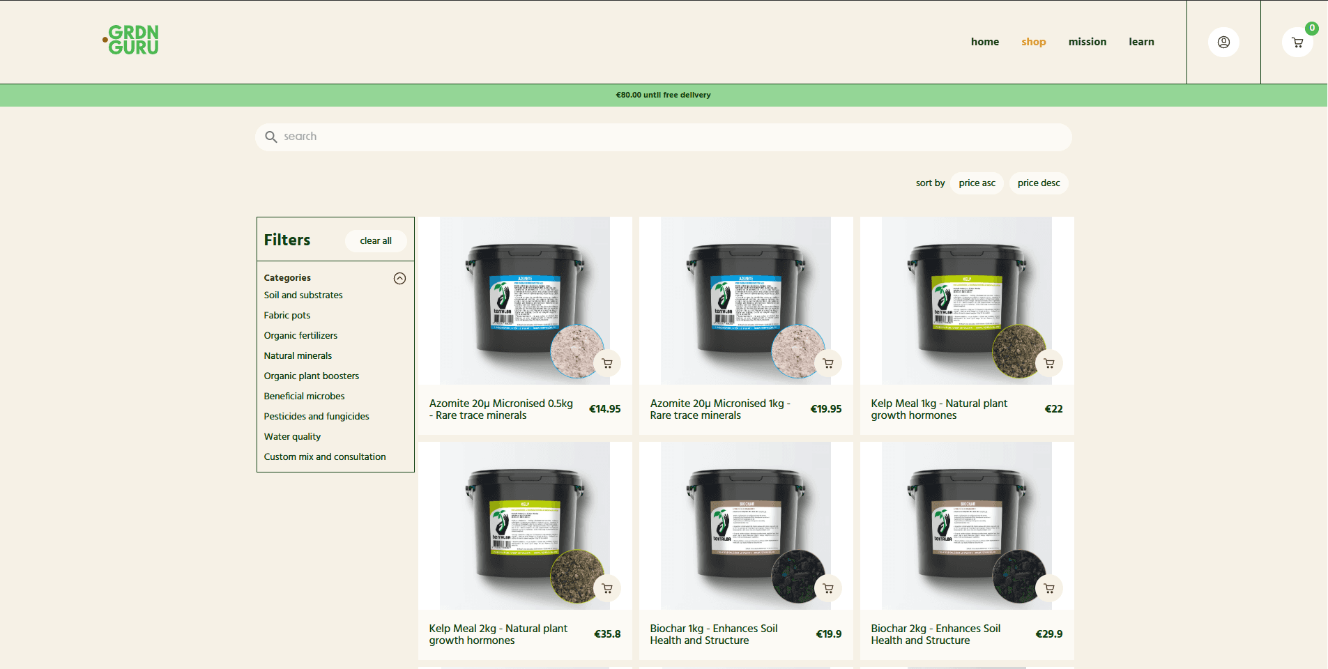 Garden-guru E-commerce Platform 3