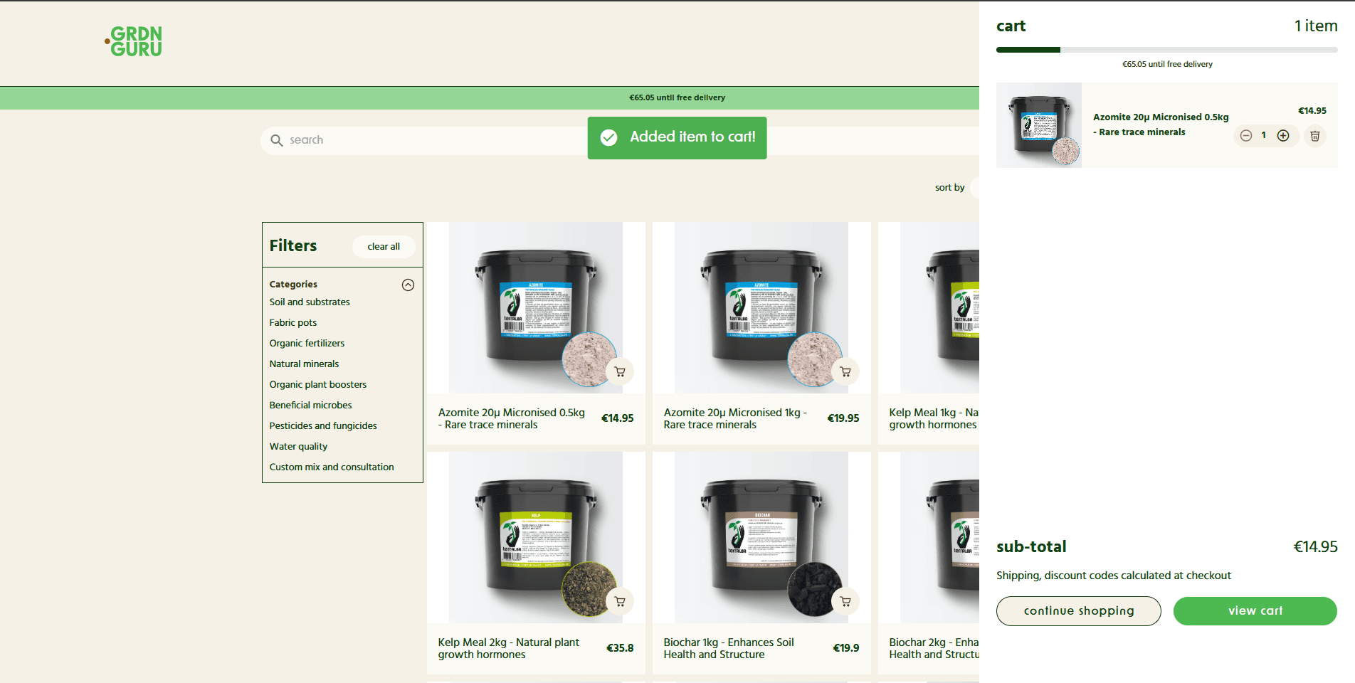 Garden-guru E-commerce Platform 4