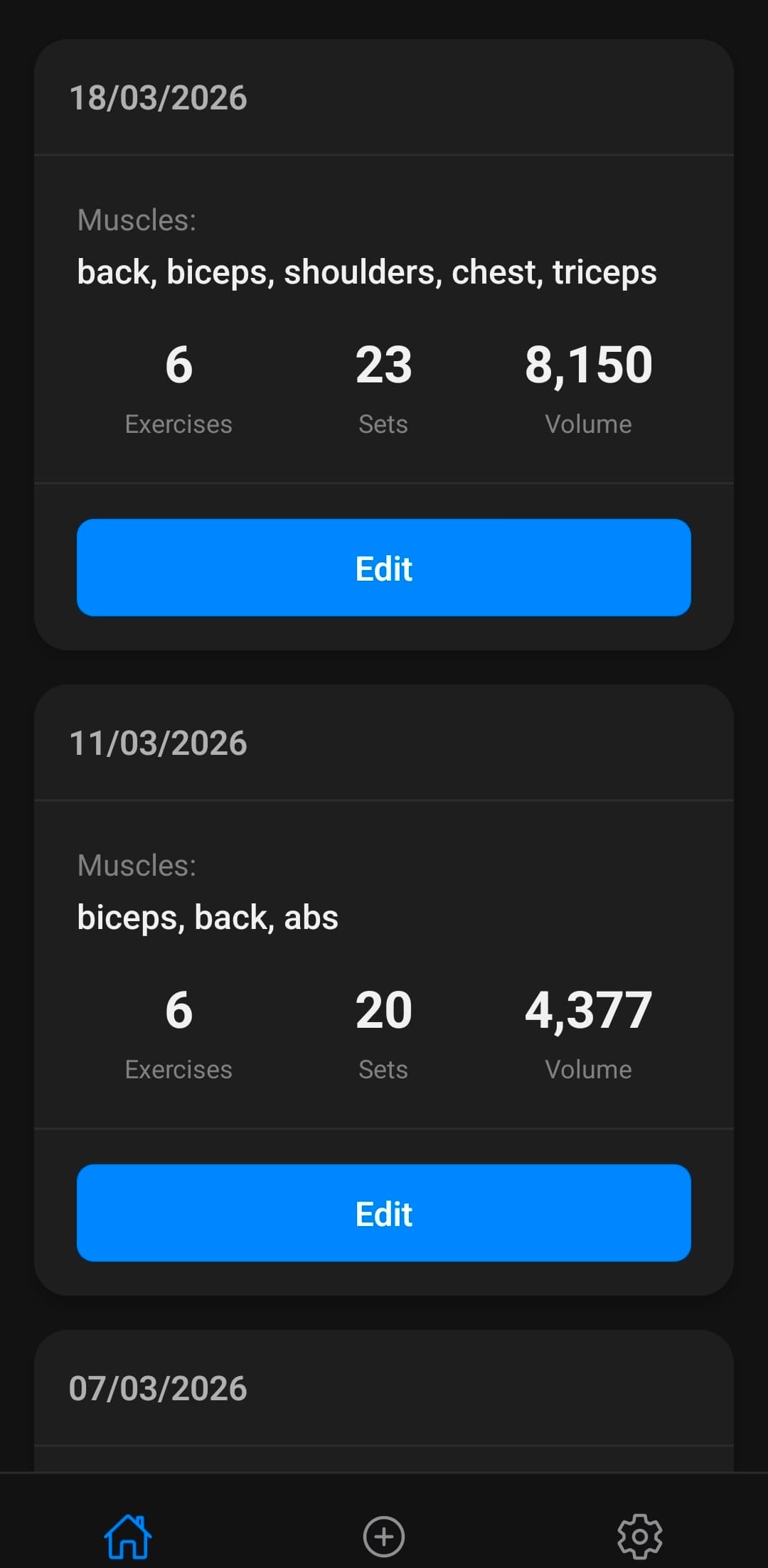 Gym Tracker Mobile App video thumbnail