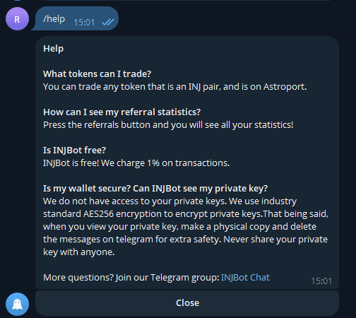 Telegram Trading Terminal 1