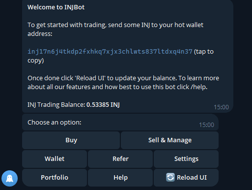 Telegram Trading Terminal 2