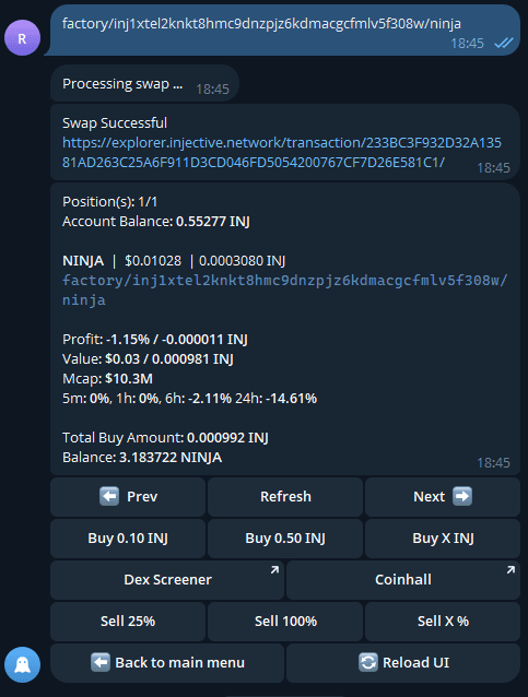 Telegram Trading Terminal 3